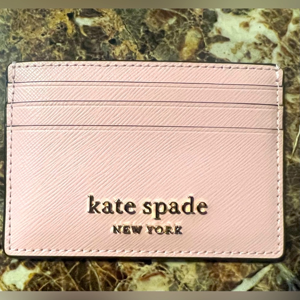 Kate spade brand new light pink slim card holder